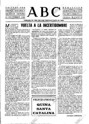 ABC MADRID 31-12-1986 página 3