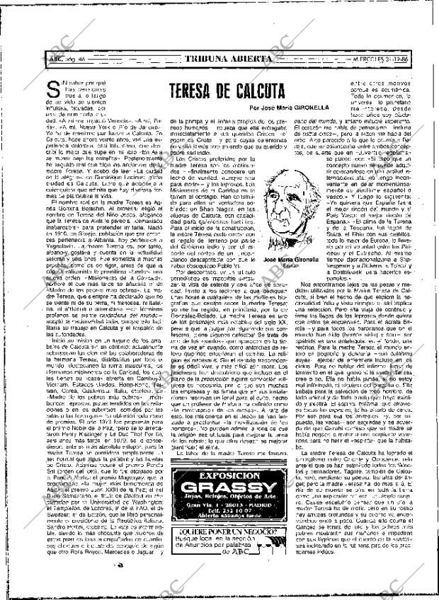 ABC MADRID 31-12-1986 página 46