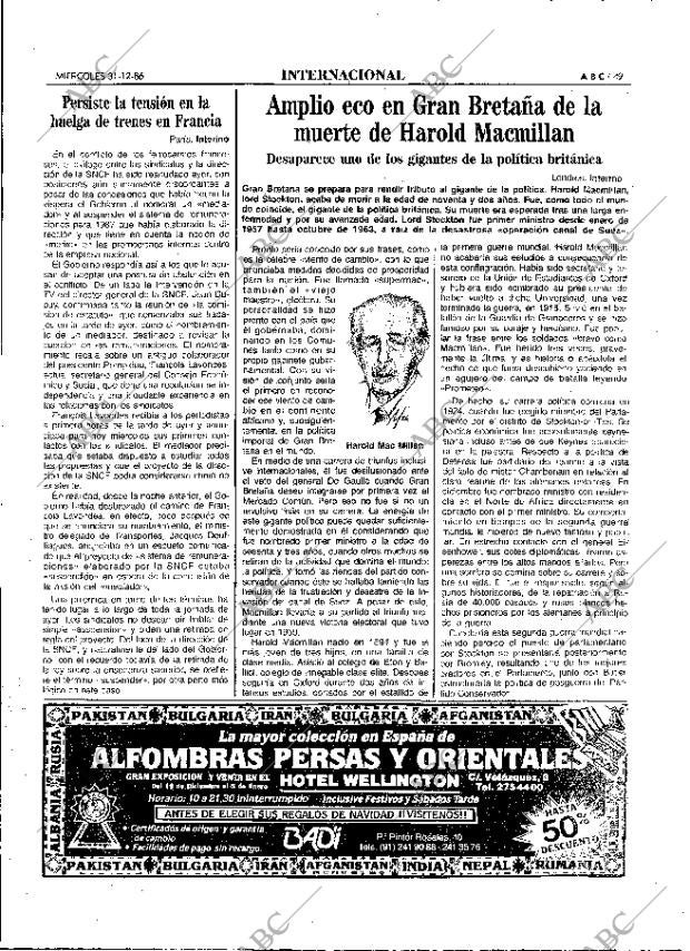 ABC MADRID 31-12-1986 página 49