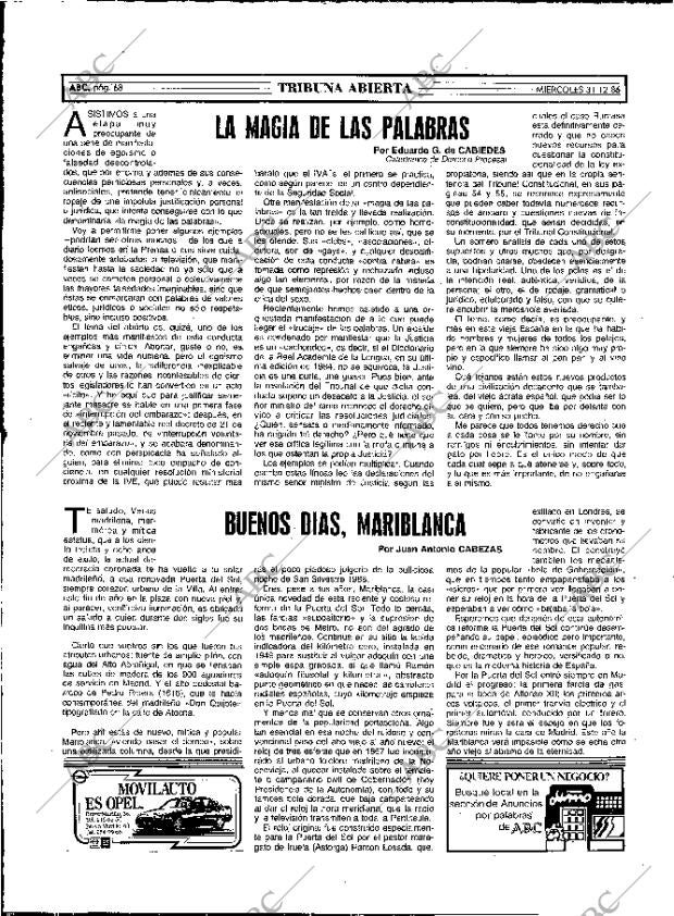 ABC MADRID 31-12-1986 página 68