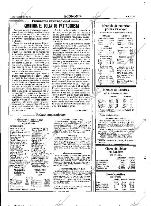 ABC MADRID 31-12-1986 página 87