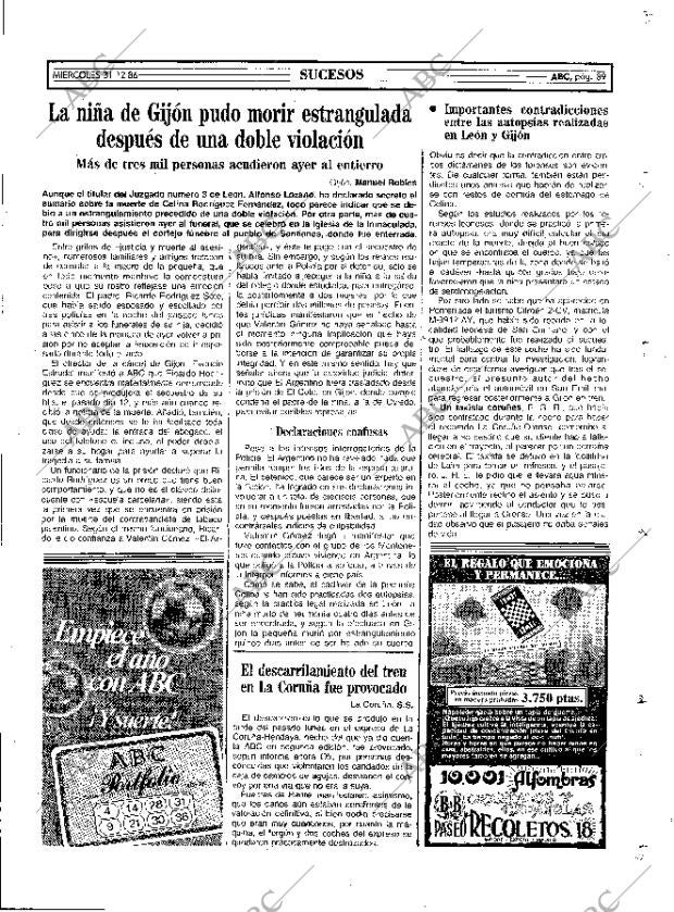 ABC MADRID 31-12-1986 página 89