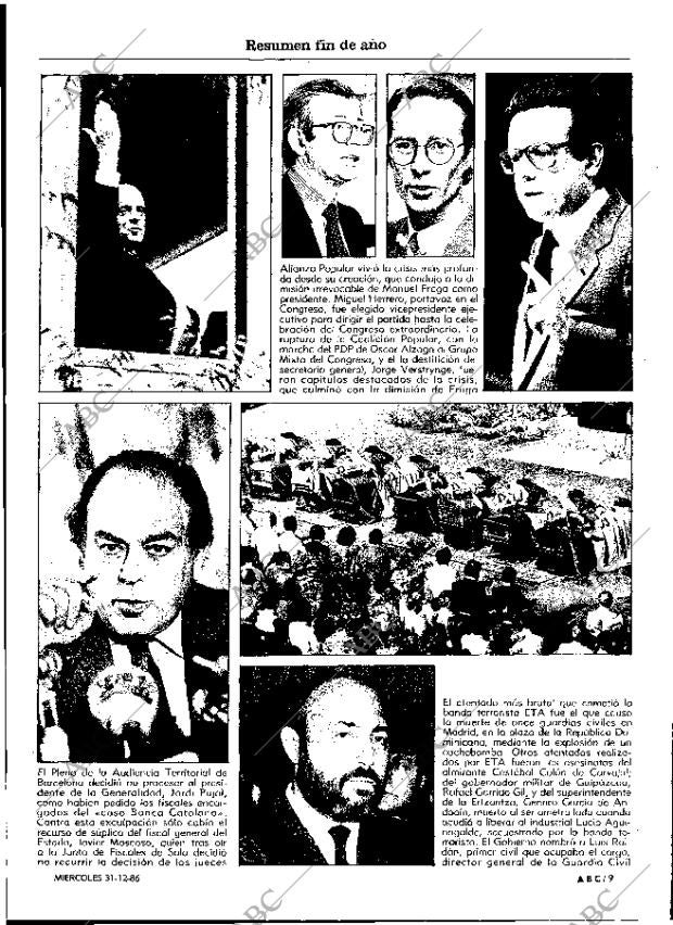 ABC MADRID 31-12-1986 página 9