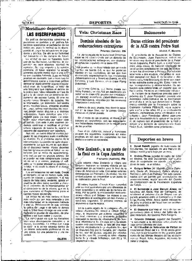 ABC MADRID 31-12-1986 página 92