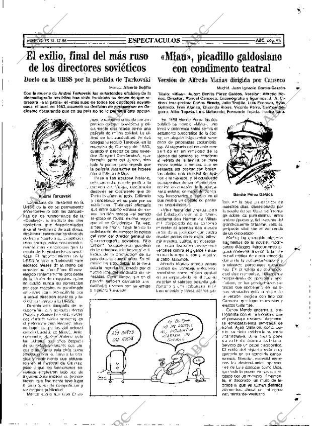 ABC MADRID 31-12-1986 página 95
