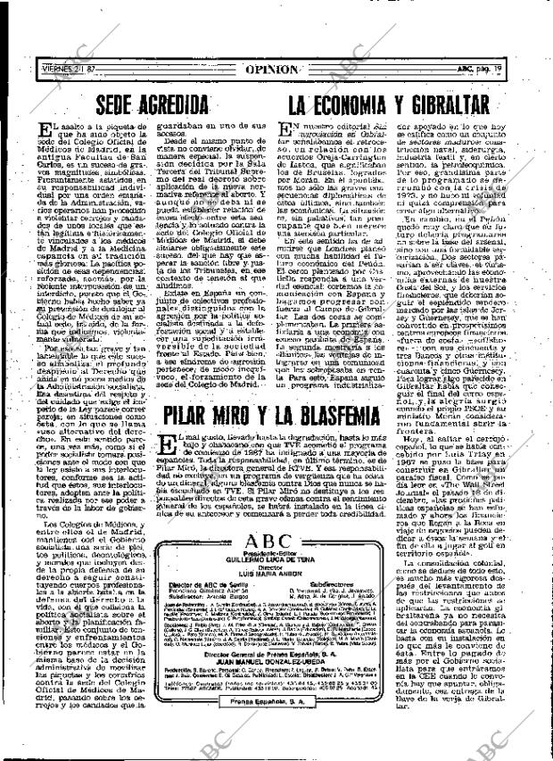 ABC MADRID 02-01-1987 página 19
