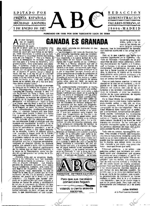 ABC MADRID 02-01-1987 página 3