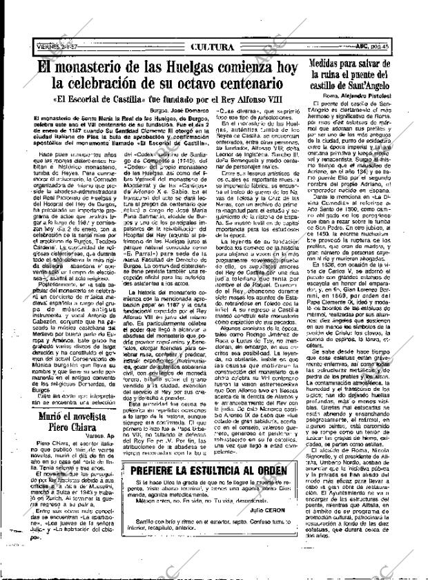 ABC MADRID 02-01-1987 página 45