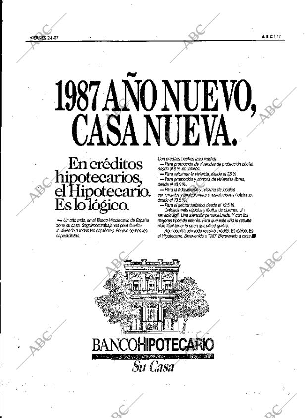 ABC MADRID 02-01-1987 página 47