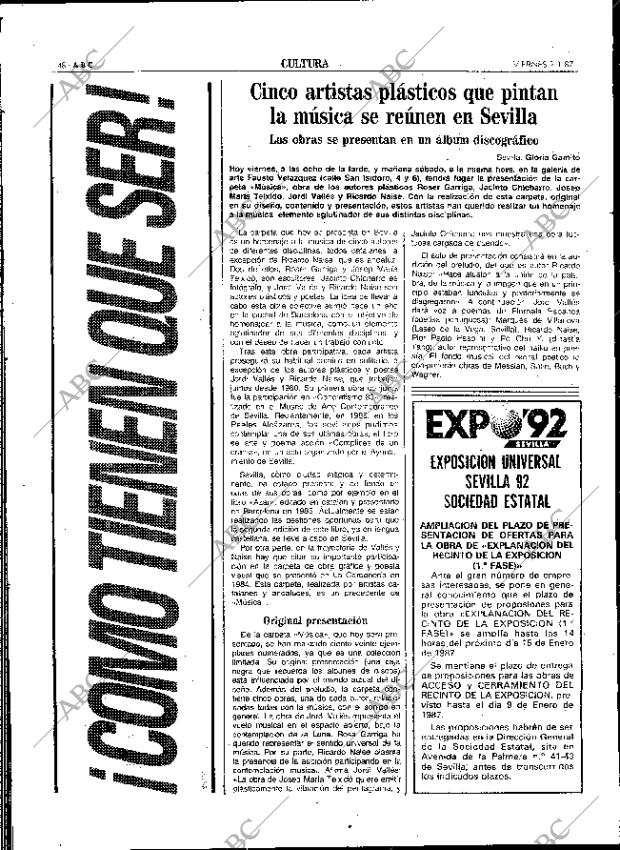 ABC SEVILLA 02-01-1987 página 48