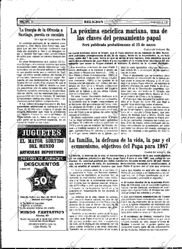 ABC MADRID 03-01-1987 página 36