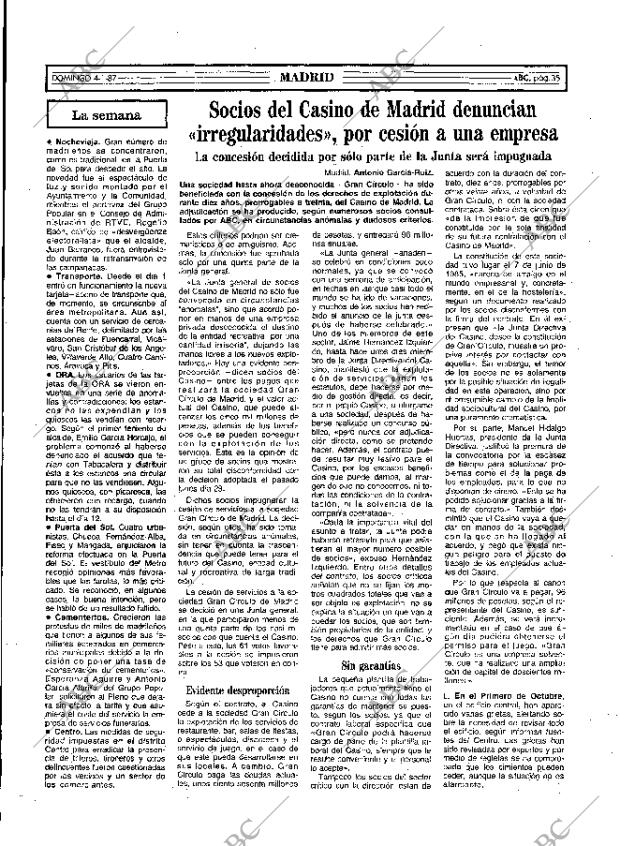 ABC MADRID 04-01-1987 página 35