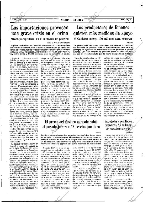 ABC MADRID 04-01-1987 página 61