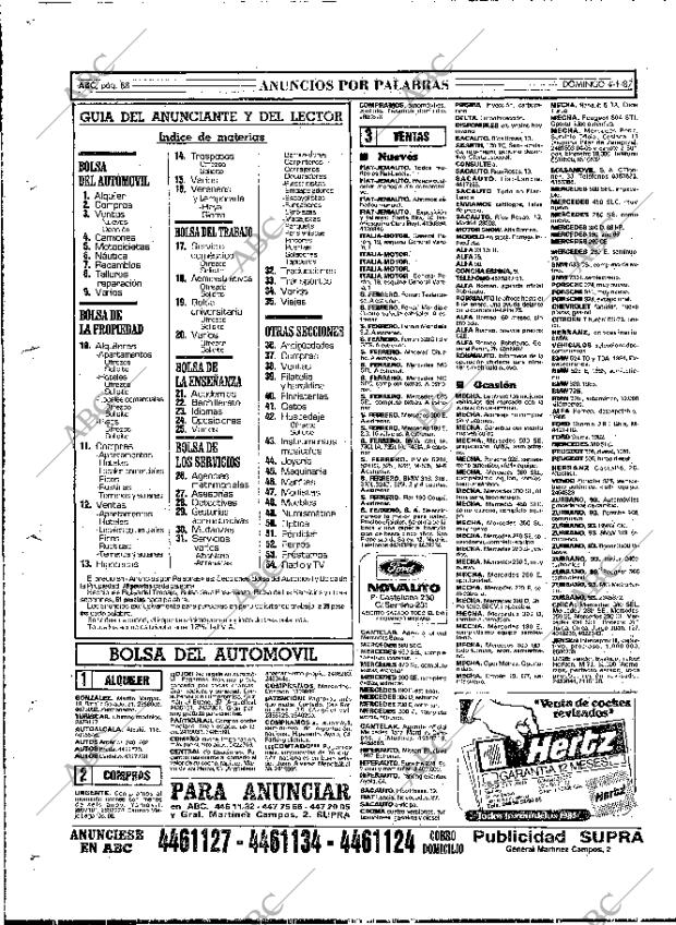 ABC MADRID 04-01-1987 página 88