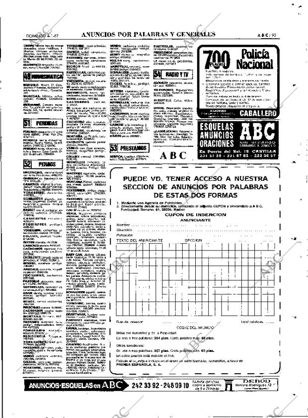 ABC MADRID 04-01-1987 página 95