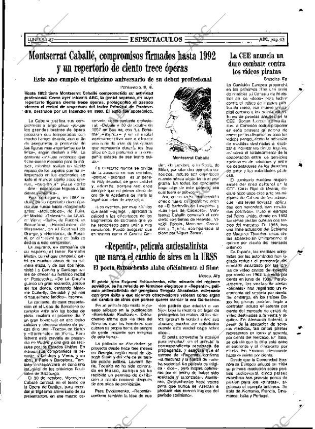 ABC MADRID 05-01-1987 página 63