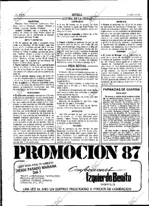 ABC SEVILLA 05-01-1987 página 22