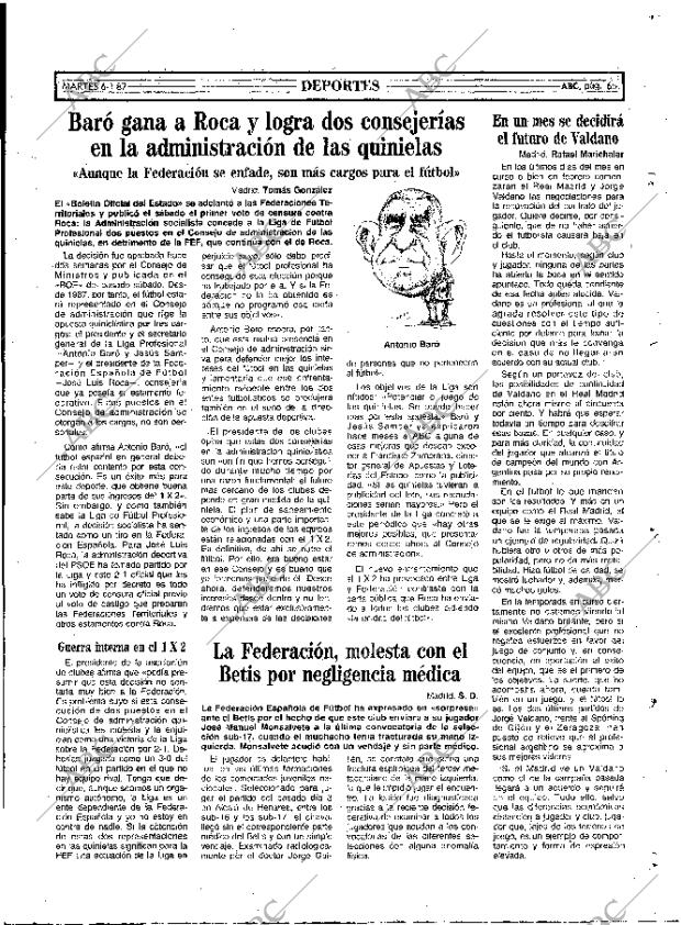 ABC MADRID 06-01-1987 página 65