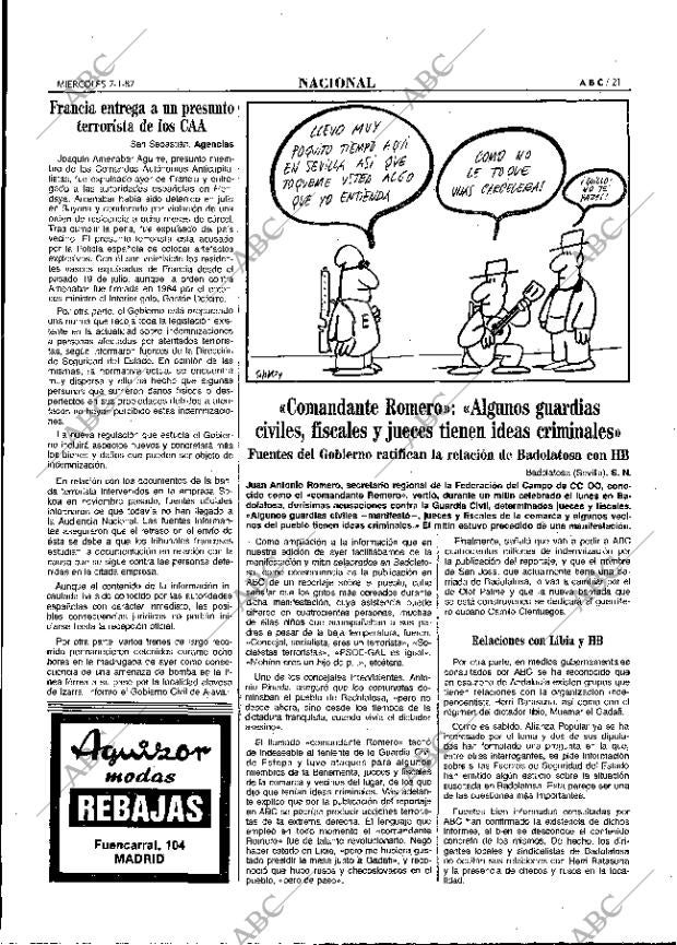 ABC MADRID 07-01-1987 página 21