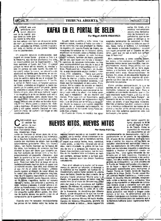 ABC MADRID 07-01-1987 página 28