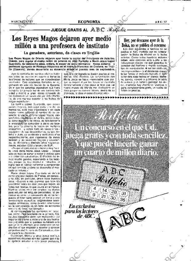 ABC MADRID 07-01-1987 página 57