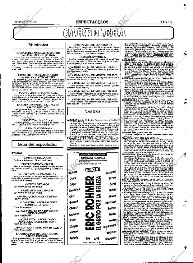 ABC MADRID 07-01-1987 página 69