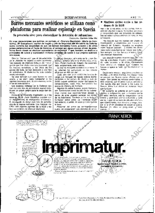 ABC SEVILLA 07-01-1987 página 21