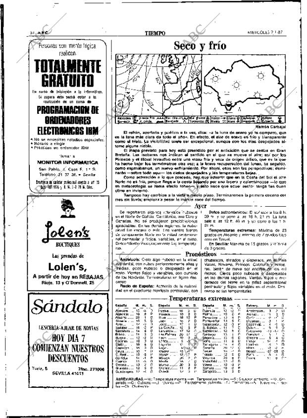 ABC SEVILLA 07-01-1987 página 34