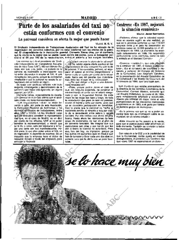 ABC MADRID 09-01-1987 página 31