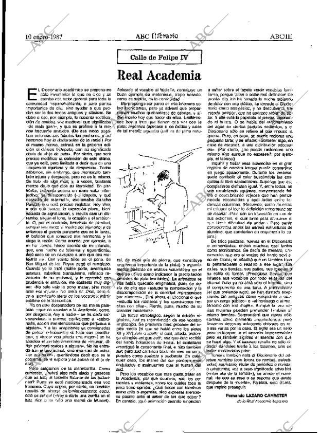 ABC MADRID 10-01-1987 página 43