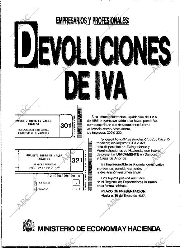 ABC MADRID 10-01-1987 página 6