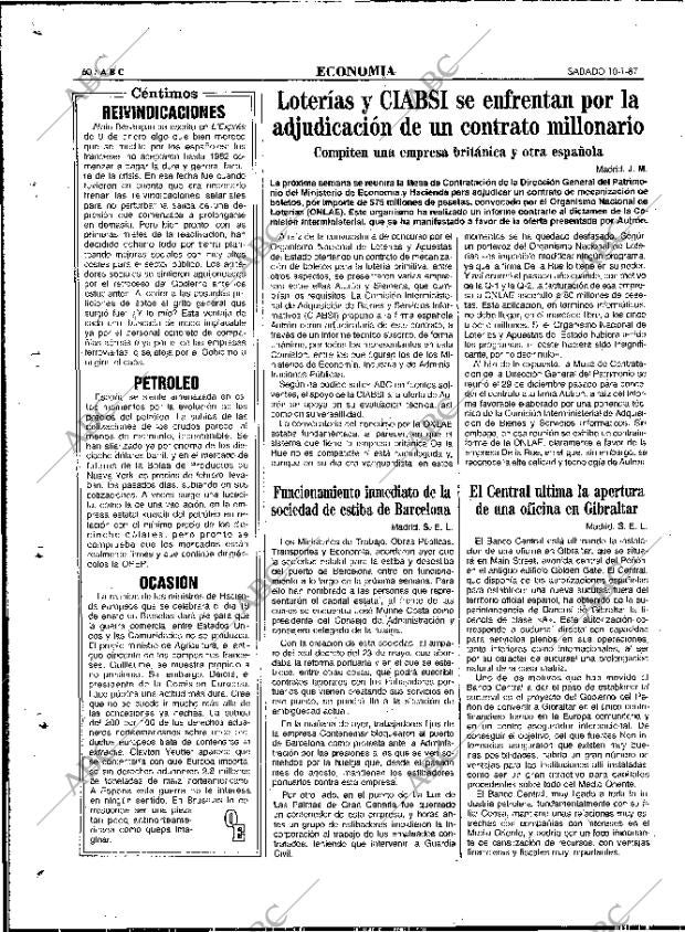 ABC MADRID 10-01-1987 página 60