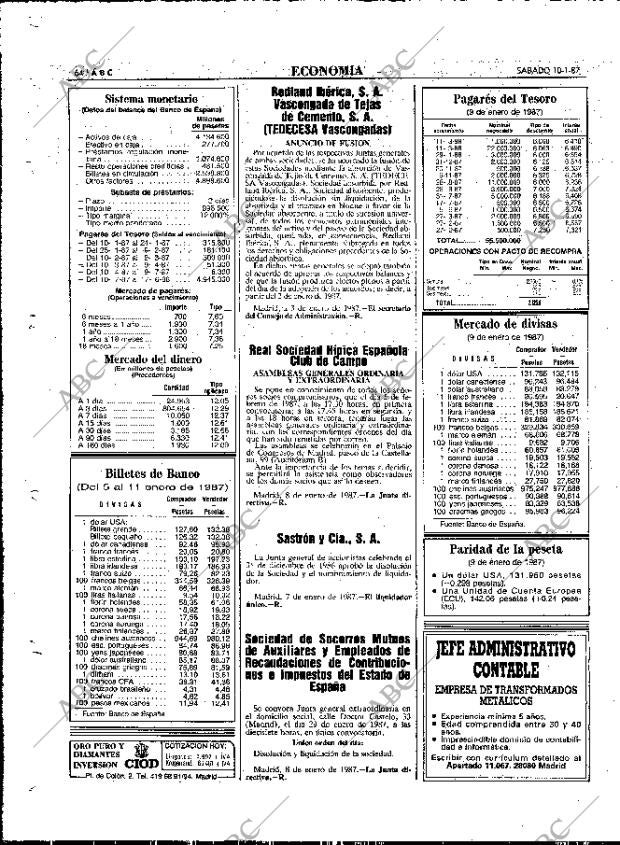 ABC MADRID 10-01-1987 página 64