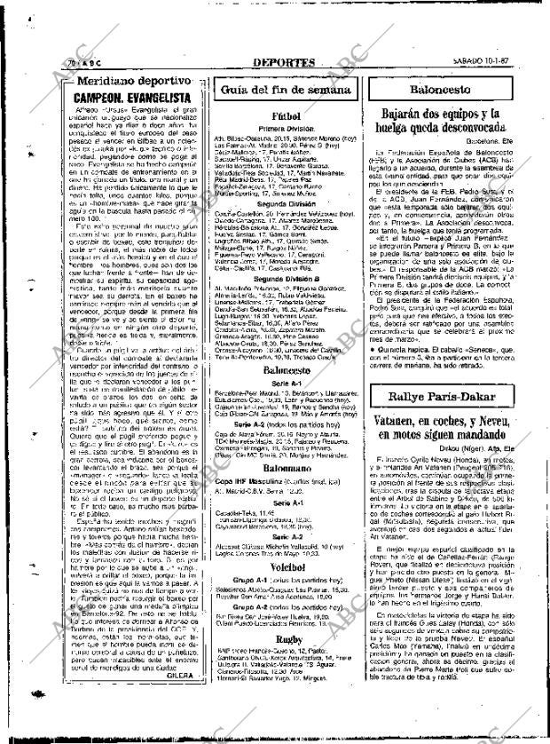 ABC MADRID 10-01-1987 página 70