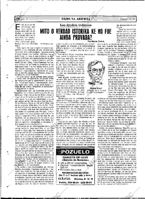 ABC MADRID 10-01-1987 página 72