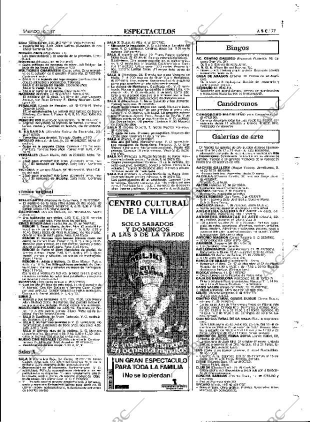 ABC MADRID 10-01-1987 página 77
