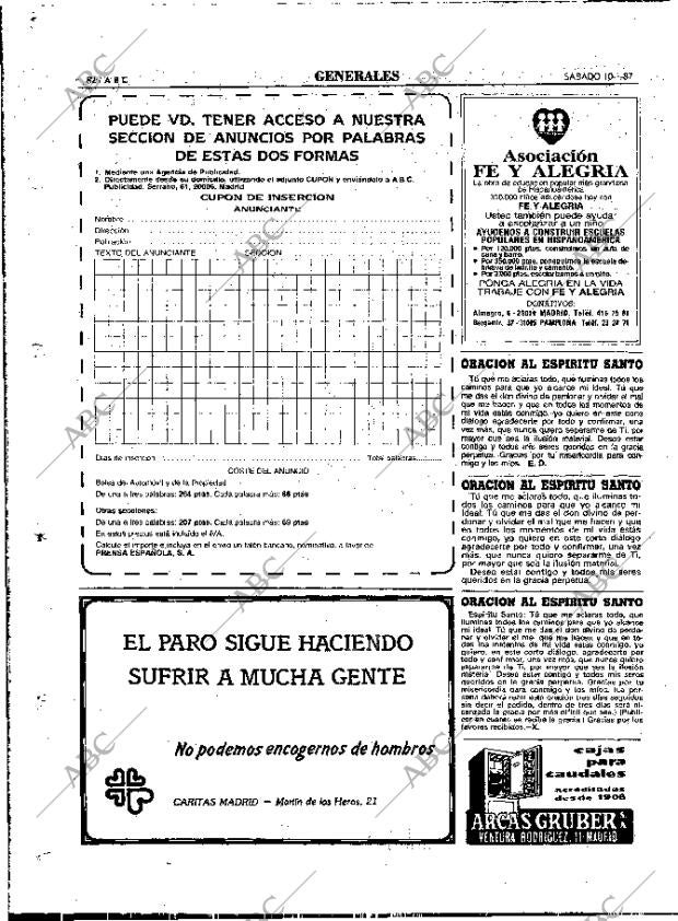 ABC MADRID 10-01-1987 página 82