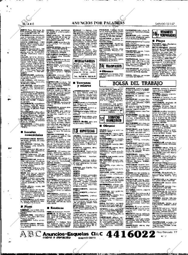 ABC MADRID 10-01-1987 página 86