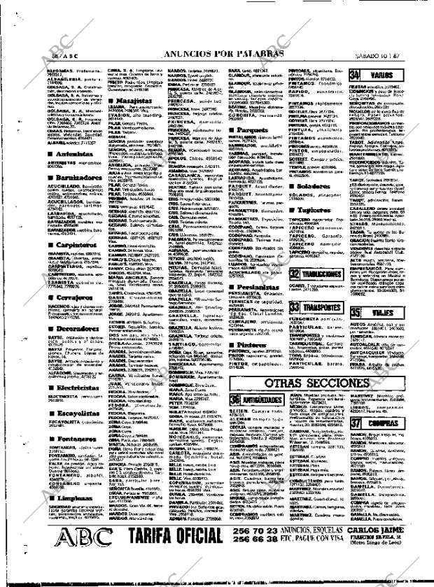 ABC MADRID 10-01-1987 página 88