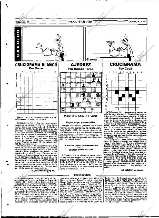 ABC MADRID 10-01-1987 página 90