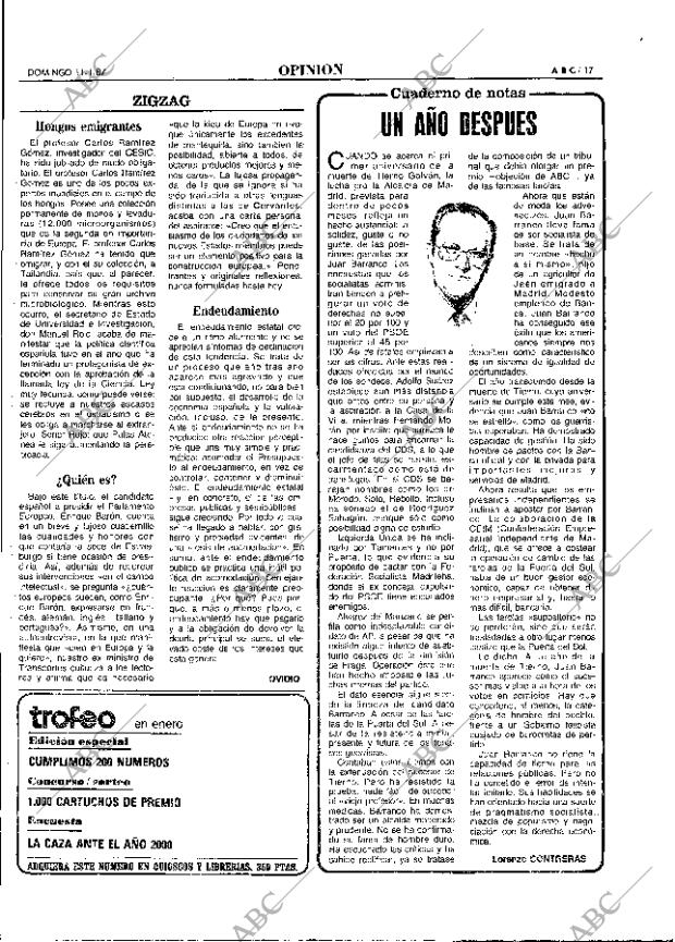 ABC MADRID 11-01-1987 página 17