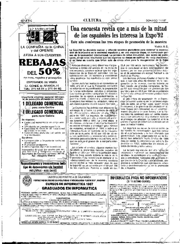 ABC MADRID 11-01-1987 página 46