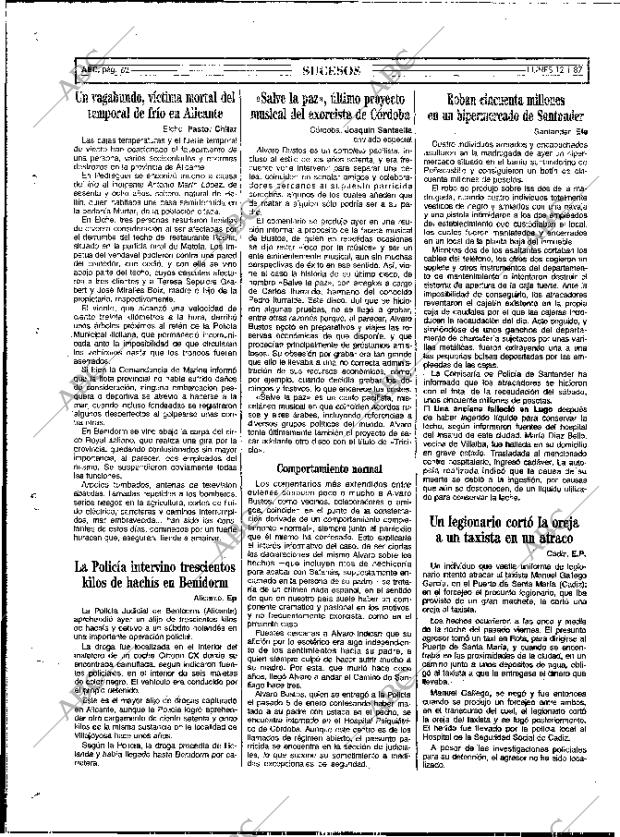 ABC MADRID 12-01-1987 página 62