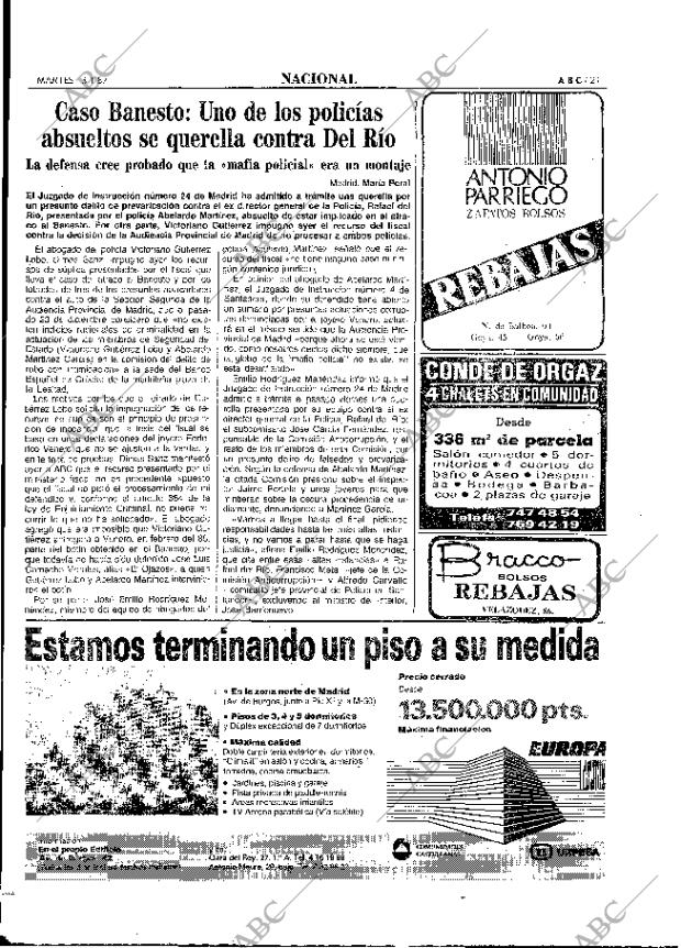 ABC MADRID 13-01-1987 página 21