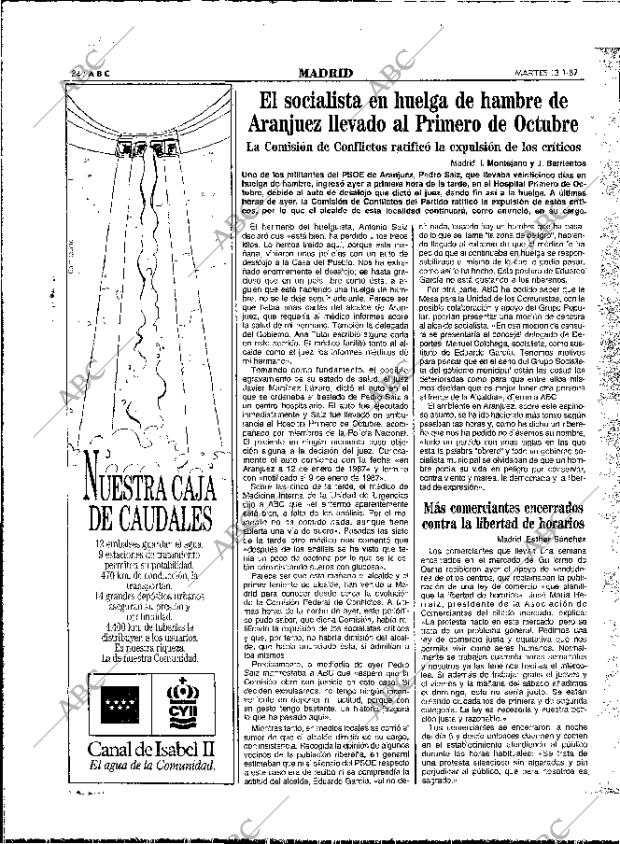 ABC MADRID 13-01-1987 página 34