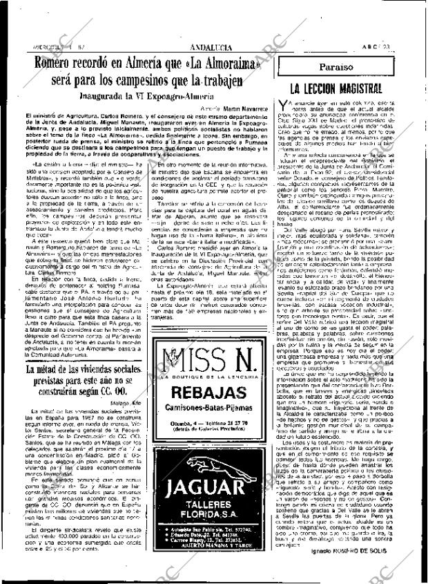 ABC SEVILLA 14-01-1987 página 23