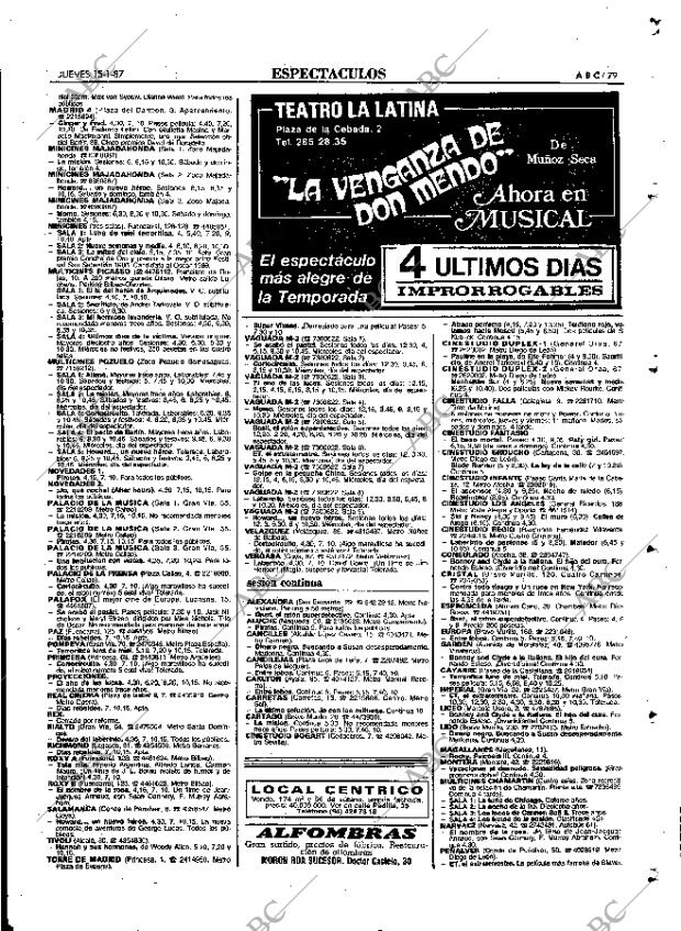 ABC MADRID 15-01-1987 página 79