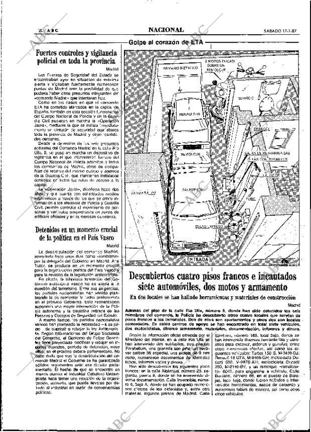 ABC MADRID 17-01-1987 página 20