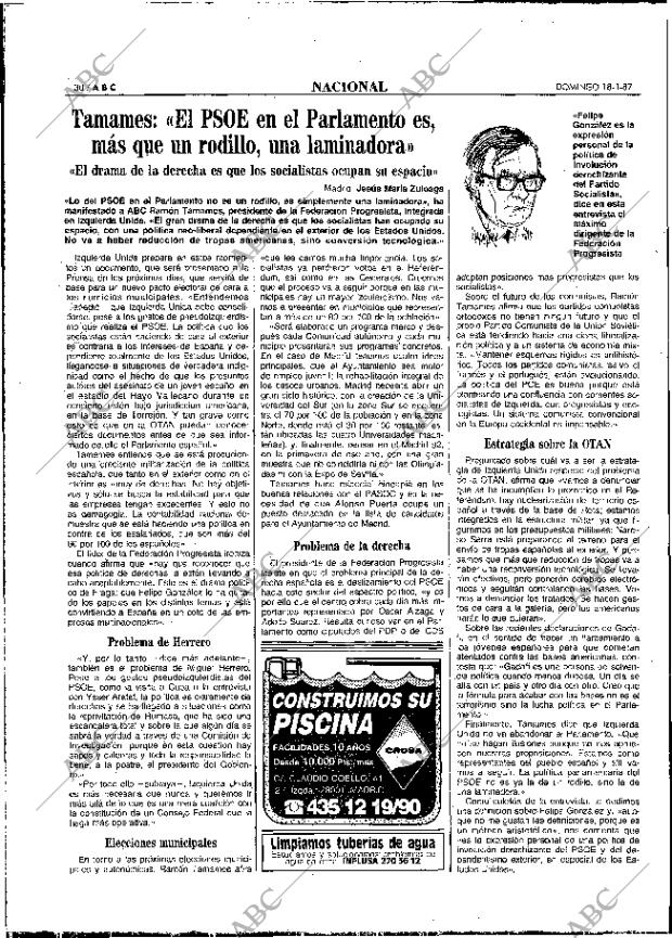 ABC MADRID 18-01-1987 página 30