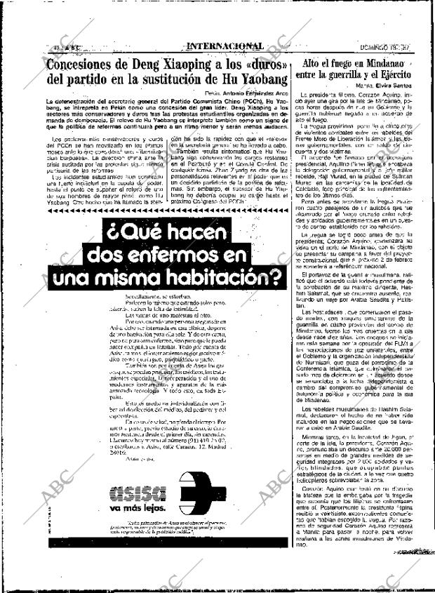 ABC MADRID 18-01-1987 página 42